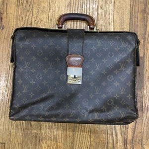 Louis Vuitton briefcase.
